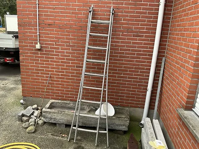 Alu schuifladder - afbeelding 1 van  4