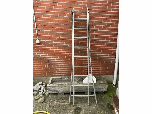 Alu schuifladder - afbeelding 2 van  4
