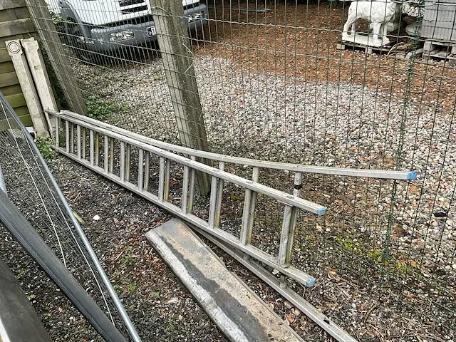 Alu schuifladder - afbeelding 1 van  4