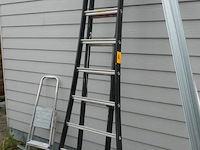 Alu steekladder 2-delig - afbeelding 1 van  3