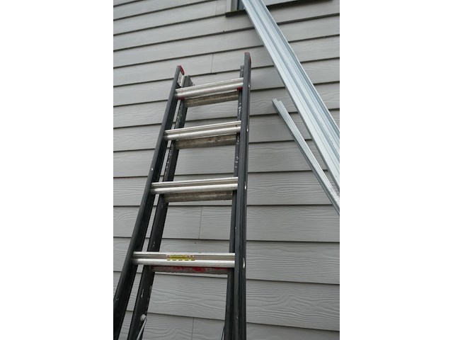 Alu steekladder 2-delig - afbeelding 3 van  3