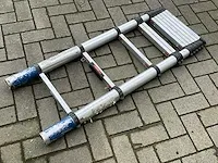 Alu telescopische ladder telesteps, voorzien van 10 sporten - afbeelding 1 van  3