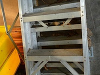 Alu trapladder 10 tredes - afbeelding 2 van  3