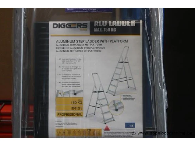 Alu trapladder diggers - afbeelding 2 van  2