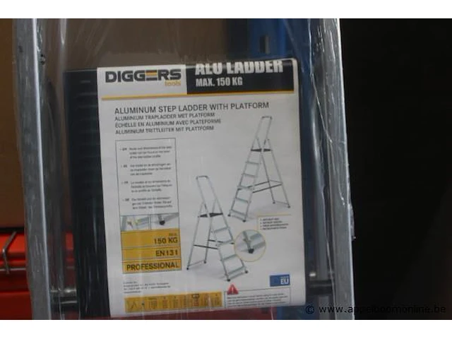 Alu trapladder diggers - afbeelding 2 van  2