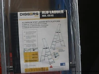 Alu trapladder diggers - afbeelding 2 van  2