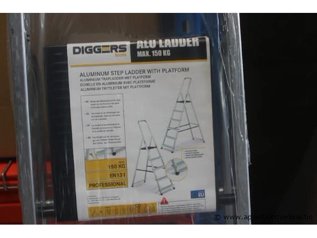 Alu trapladder diggers - afbeelding 2 van  2