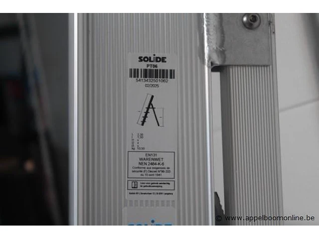 Alu trapladder solide - afbeelding 2 van  2