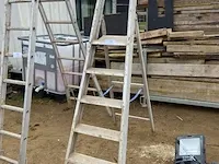 Alu trapladder solide - afbeelding 1 van  3