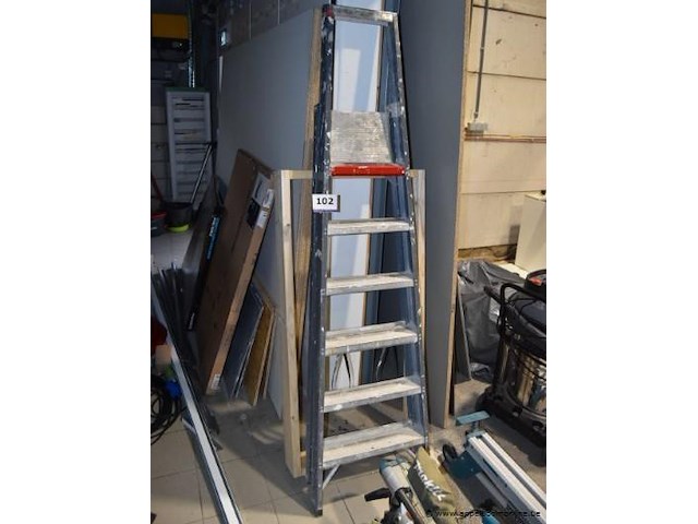 Alu trapladder - afbeelding 1 van  1