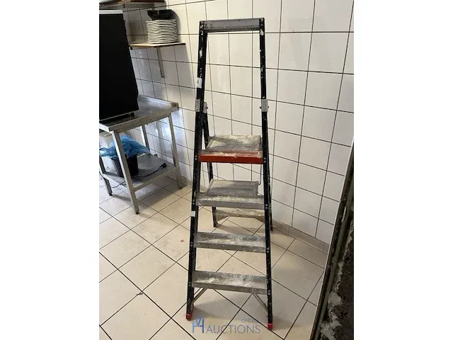 Alu trapladder - afbeelding 2 van  2