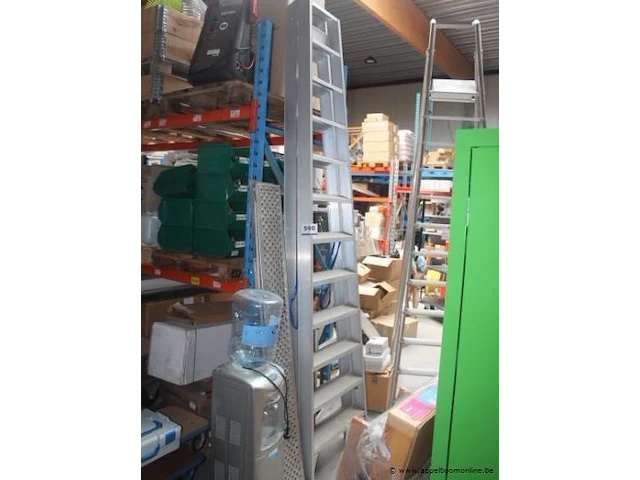 Alu uitzetladder 2x12 solide - afbeelding 1 van  2