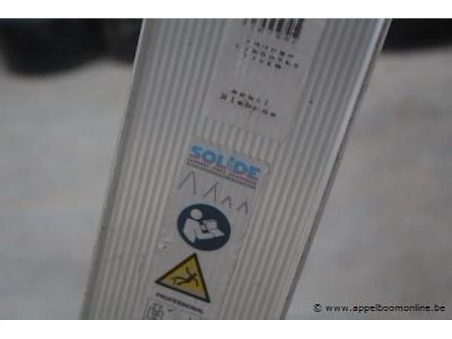 Alu uitzetladder solide - afbeelding 2 van  2