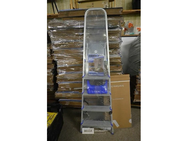Alumexx-eco huishoudtrap met 5 tredes - afbeelding 2 van  6