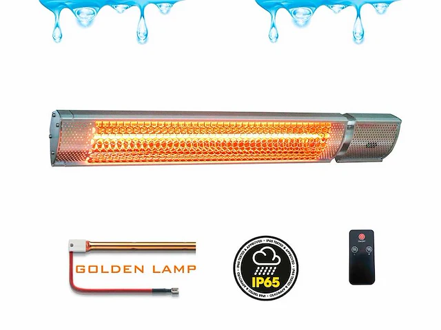 Aluminium - terrasverwarmer - terrace heating - afbeelding 3 van  6