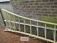 Aluminium 2-delige schuifladder 30 tredes - afbeelding 4 van  4