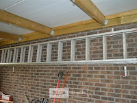 Aluminium 2-delige schuifladder 30 tredes - afbeelding 2 van  4