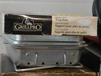 Aluminium bbq met kiprekje - afbeelding 1 van  3