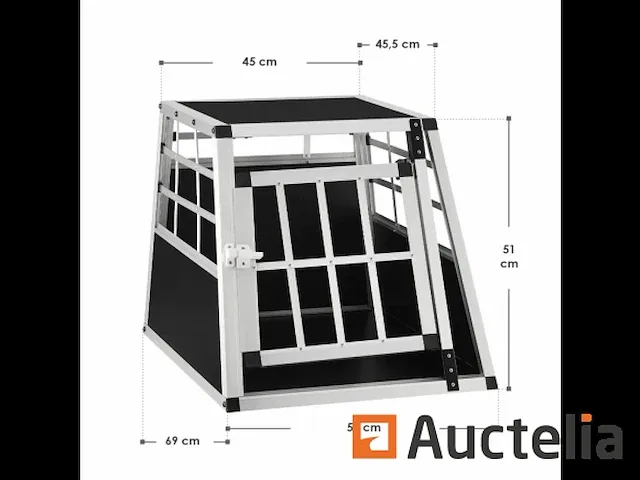 Aluminium hond transport bench - afbeelding 7 van  7