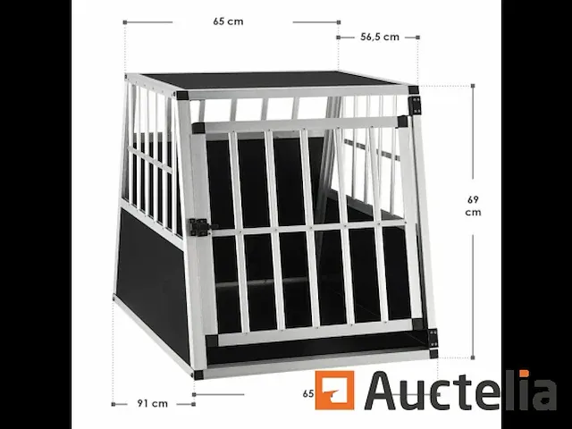 Aluminium hond transport bench - afbeelding 4 van  7