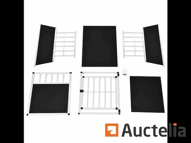 Aluminium hond transport bench - afbeelding 7 van  7