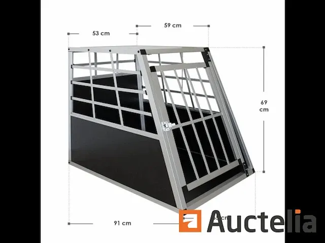 Aluminium hond transport bench - afbeelding 3 van  7