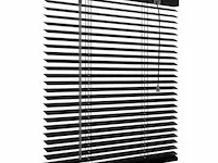 Aluminium jaloezie 25 mm zwart (kleurnr.203) 100x180 cm (bxh) - afbeelding 1 van  3
