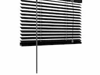 Aluminium jaloezie 25 mm zwart (kleurnr.203) 100x180 cm (bxh) - afbeelding 2 van  3