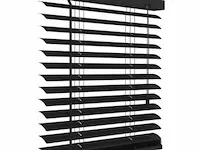 Aluminium jaloezie 50 mm matzwart (kleurnr.320) 140x180 cm (bxh) - afbeelding 1 van  2