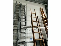 Aluminium ladder (3x) - afbeelding 1 van  3