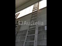 Aluminium ladder met dubbel element - afbeelding 4 van  4