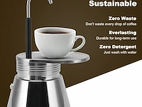 Aluminium moka-koffiezetapparaat - afbeelding 2 van  6