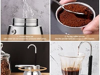 Aluminium moka-koffiezetapparaat - afbeelding 4 van  6