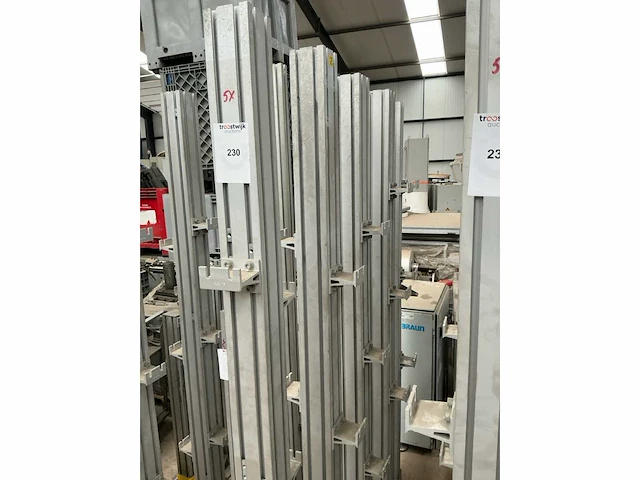Aluminium montage profielen (5x) - afbeelding 2 van  3