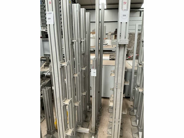 Aluminium montage profielen (6x) - afbeelding 1 van  4
