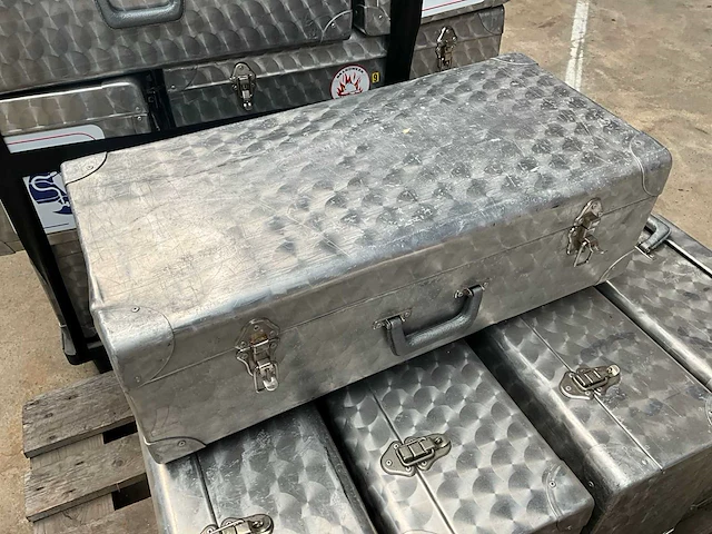 Aluminium opbergkoffers (5x) - afbeelding 1 van  3