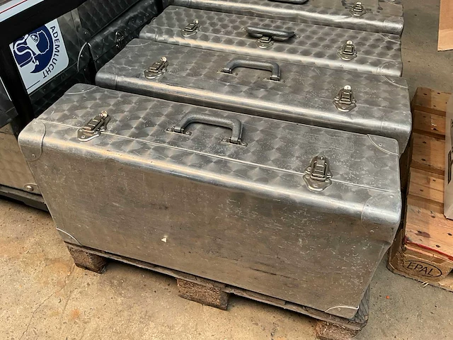 Aluminium opbergkoffers (5x) - afbeelding 2 van  3