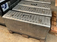 Aluminium opbergkoffers (5x) - afbeelding 2 van  3