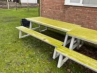 Aluminium picknicktafel (3x) - afbeelding 4 van  9