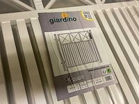 Aluminium poort enkel wit - afbeelding 1 van  4