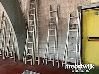 Aluminium schuifladder - afbeelding 1 van  3
