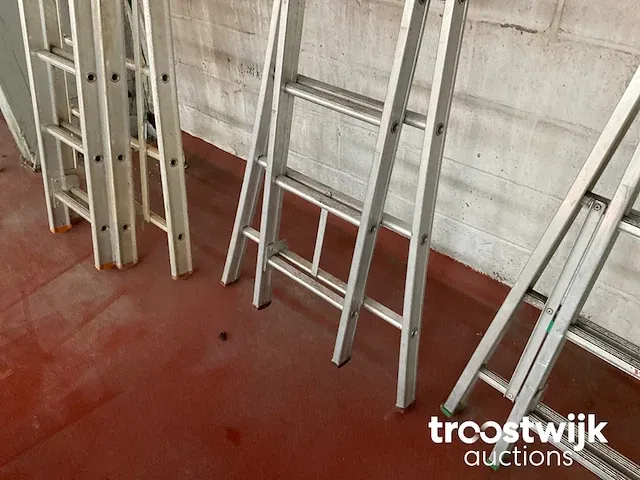 Aluminium schuifladder - afbeelding 2 van  3