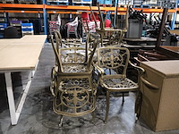 Aluminium stoel (x9) - afbeelding 1 van  5