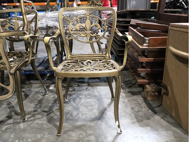 Aluminium stoel (x9) - afbeelding 2 van  5