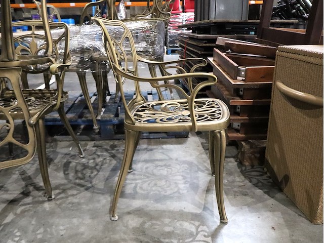 Aluminium stoel (x9) - afbeelding 3 van  5