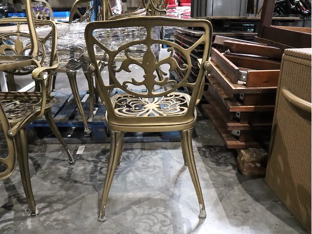 Aluminium stoel (x9) - afbeelding 4 van  5