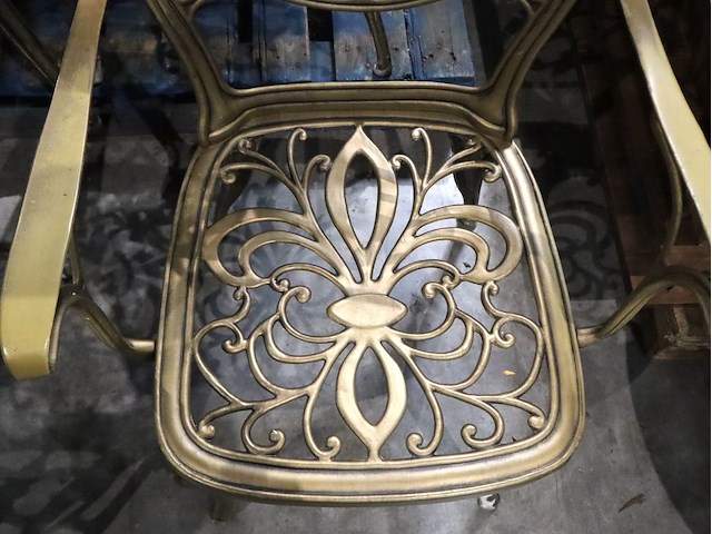 Aluminium stoel (x9) - afbeelding 5 van  5