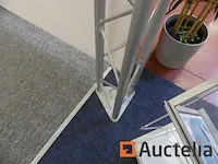 Aluminium structure for trade show stand - afbeelding 1 van  9