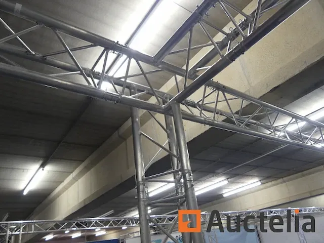 Aluminium structure for trade show stand - afbeelding 2 van  9