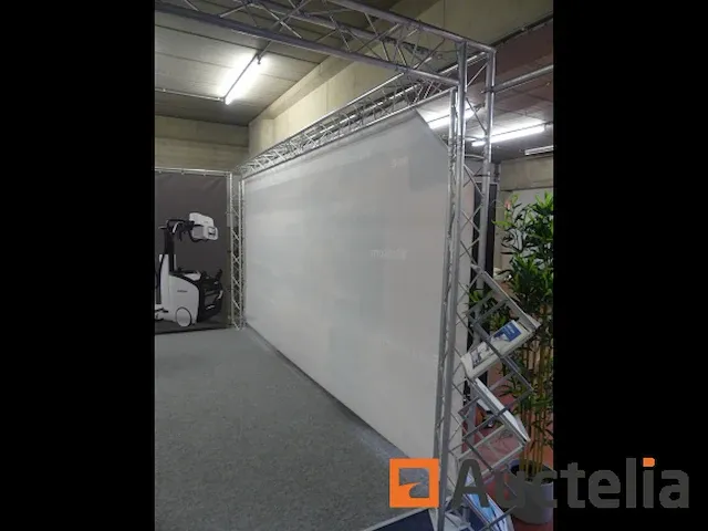 Aluminium structure for trade show stand - afbeelding 3 van  9